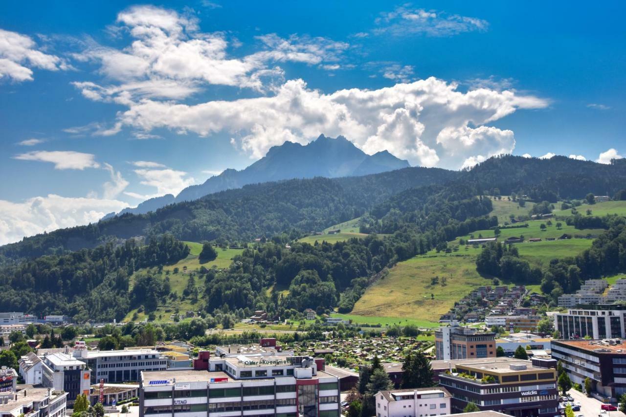 Dream View Apt With Homecinema Netflix & Loggia Lucerne Exterior photo
